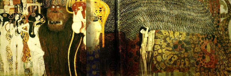 Gustav Klimt beethovenfrisen France oil painting art